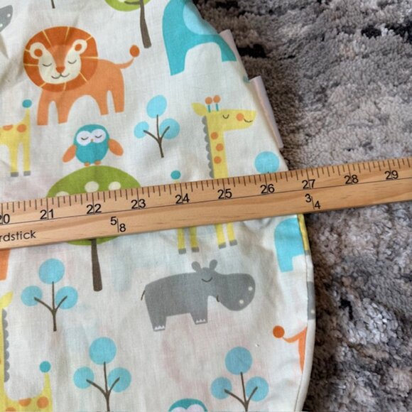 Boppy Pillow Cover Safari Animals - Lions Giraffe Elephant Hippo - Picture 3 of 9